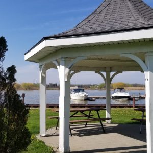 small pavilion at Garfield Disher Park